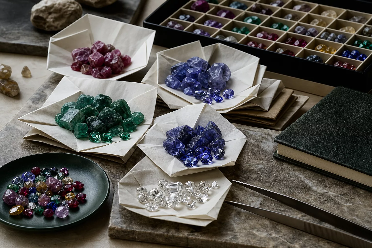 Edelstein und Halbedelstein Parcels natural gemstone sourcing
